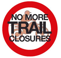 Button-No More Trail Closures