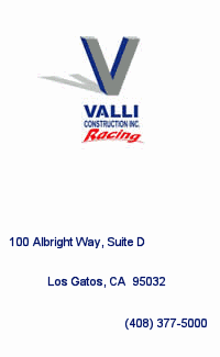 Valli Construction Inc. Racing